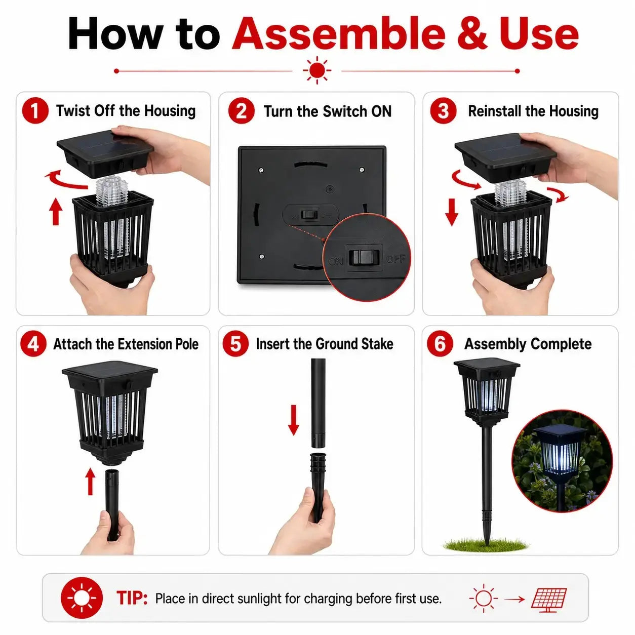Ultimate High-Voltage Electric Mosquito Zapper & Fly Killer