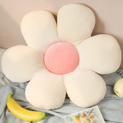 Buntes Blumen Plüschkissen