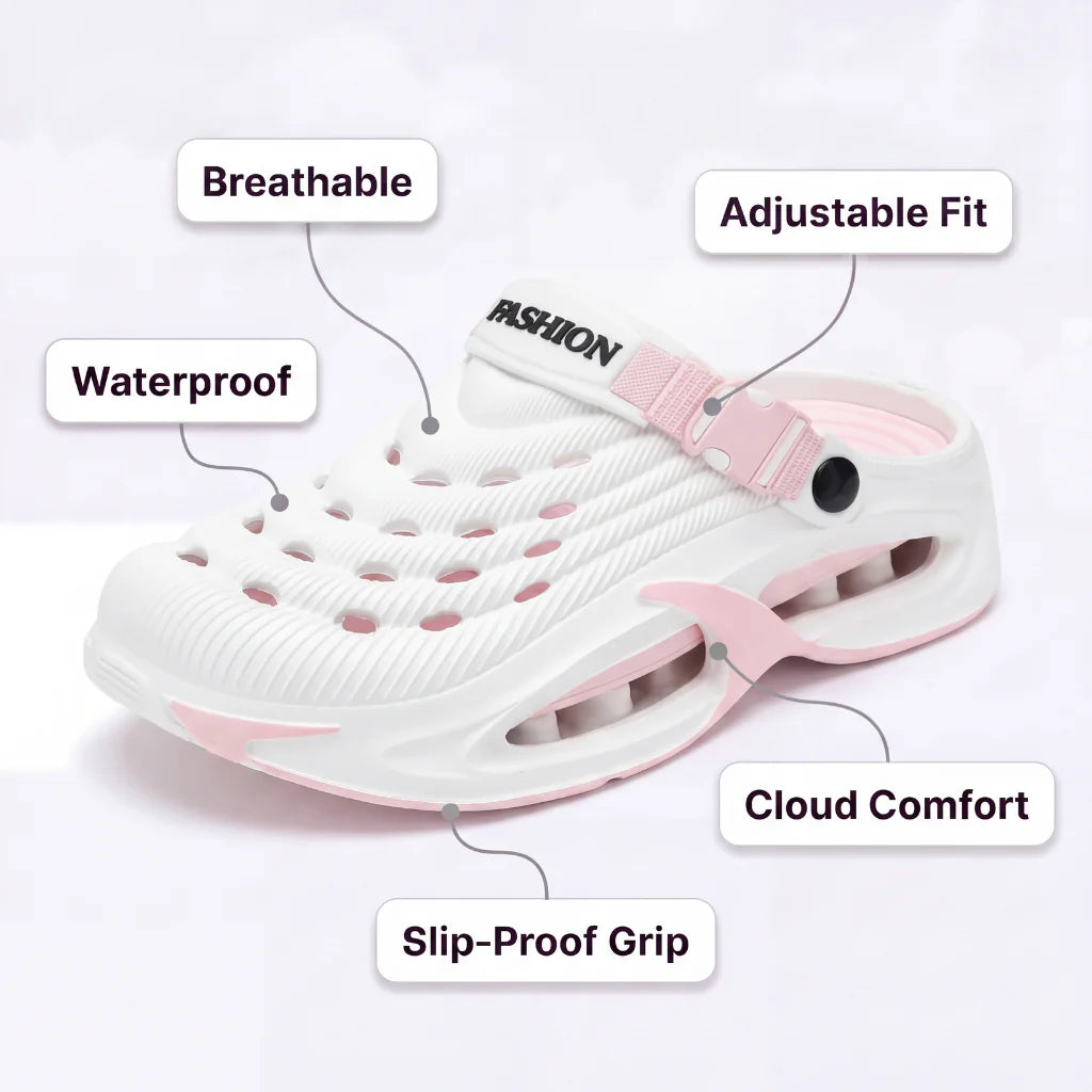 Perforated shoes designed specifically for people who stand all day at work