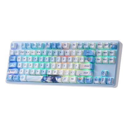High-end CNC-machined aluminum mechanical keyboard with hot-swappable keys